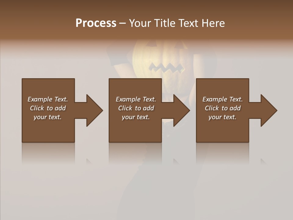 Strange Ghost Lady PowerPoint Template
