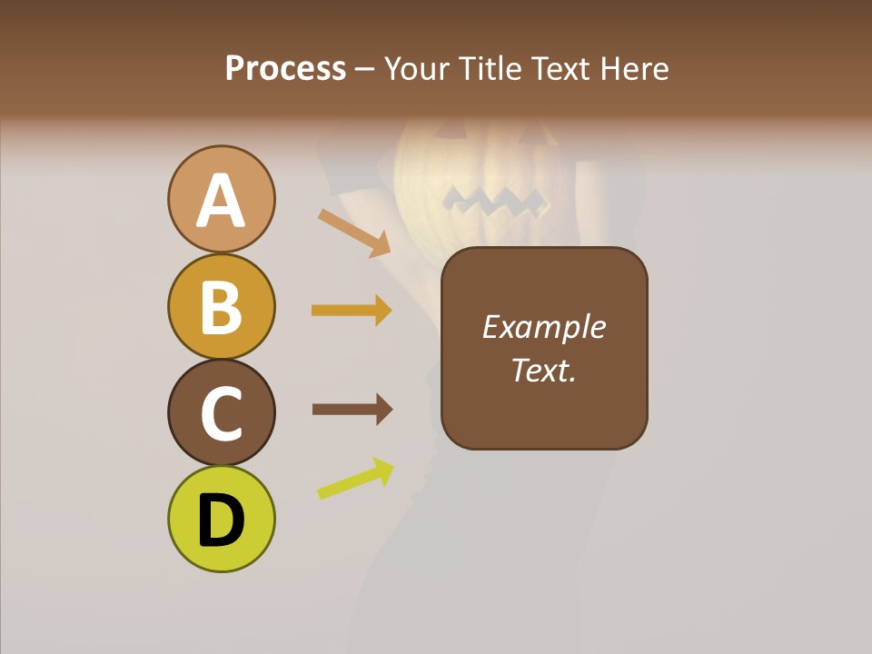 Strange Ghost Lady PowerPoint Template