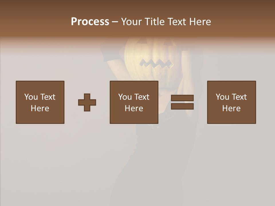 Strange Ghost Lady PowerPoint Template