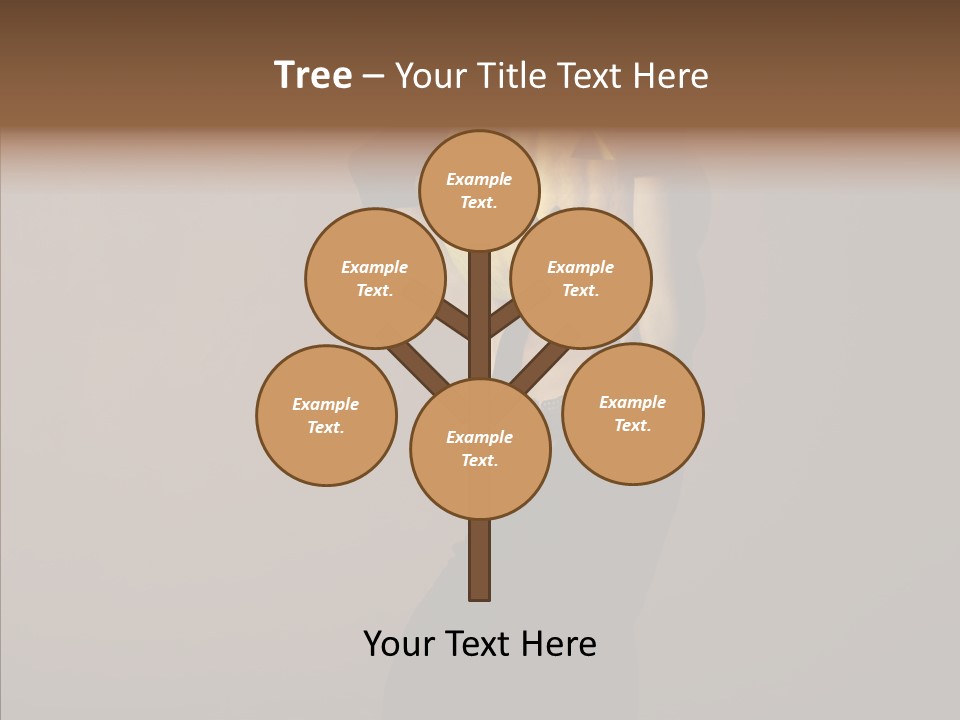 Strange Ghost Lady PowerPoint Template