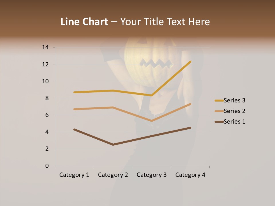 Strange Ghost Lady PowerPoint Template