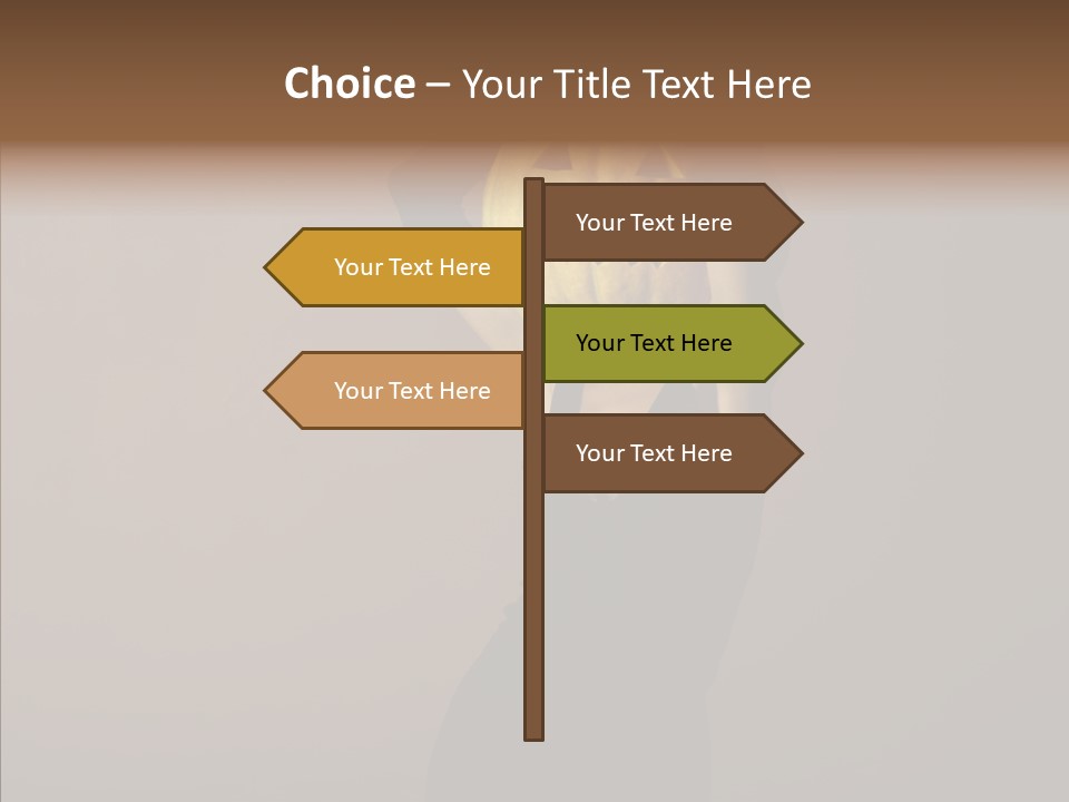 Strange Ghost Lady PowerPoint Template