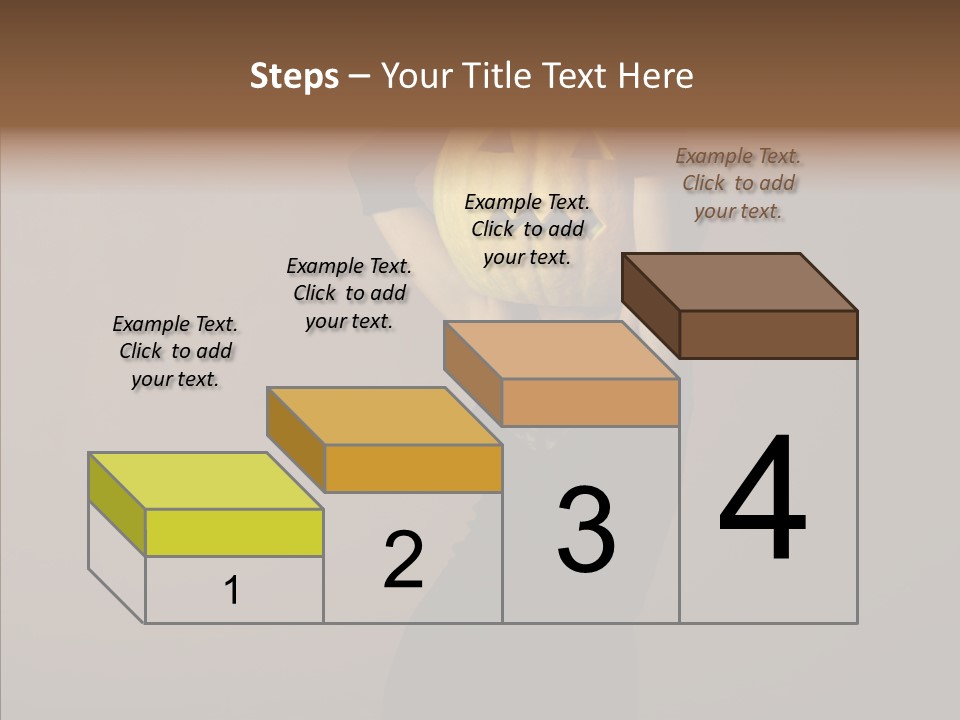 Strange Ghost Lady PowerPoint Template