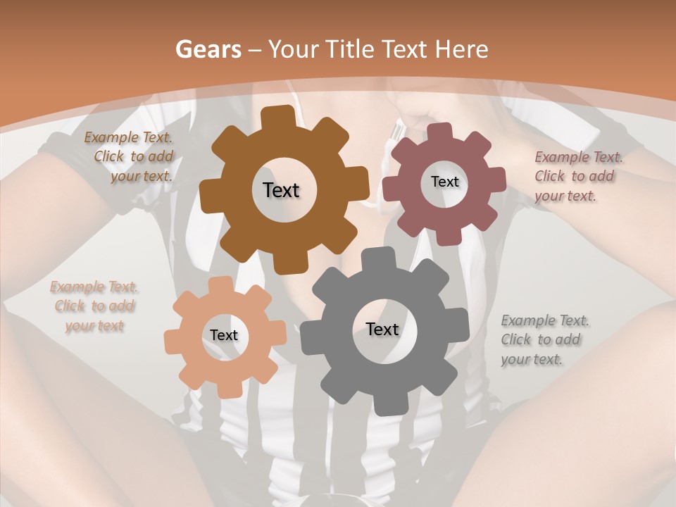 Humorou Li Ten Team PowerPoint Template