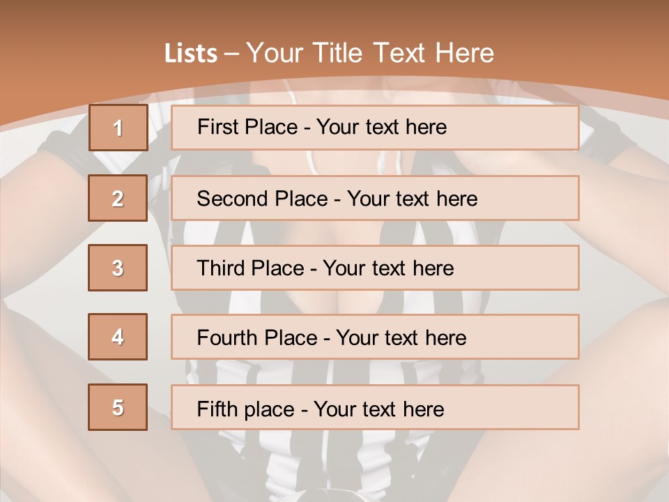 Humorou Li Ten Team PowerPoint Template
