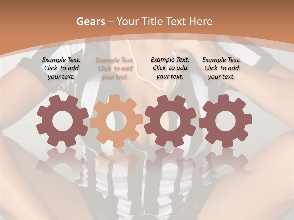 Humorou Li Ten Team PowerPoint Template