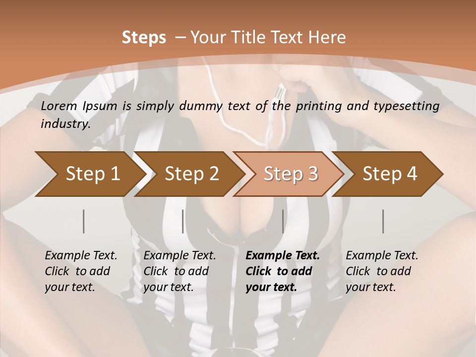 Humorou Li Ten Team PowerPoint Template