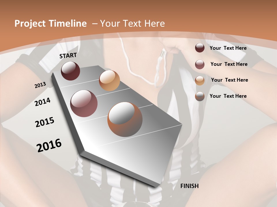 Humorou Li Ten Team PowerPoint Template