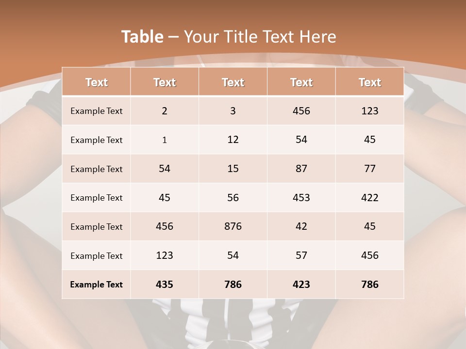 Humorou Li Ten Team PowerPoint Template