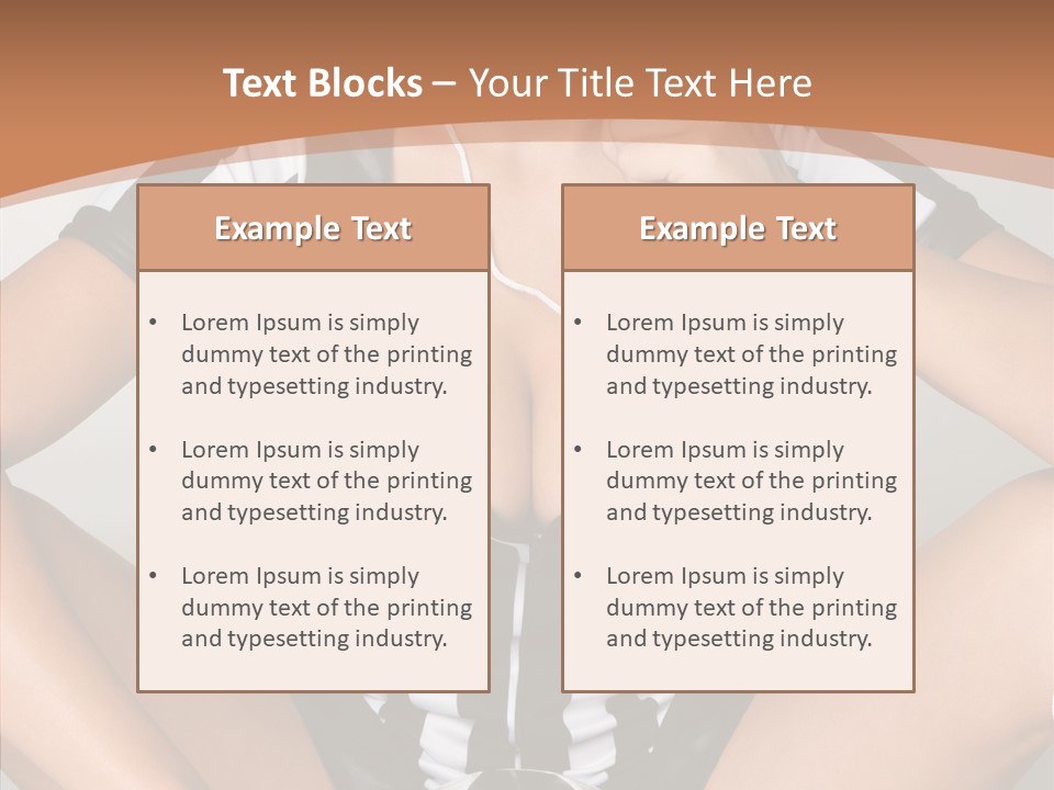 Humorou Li Ten Team PowerPoint Template