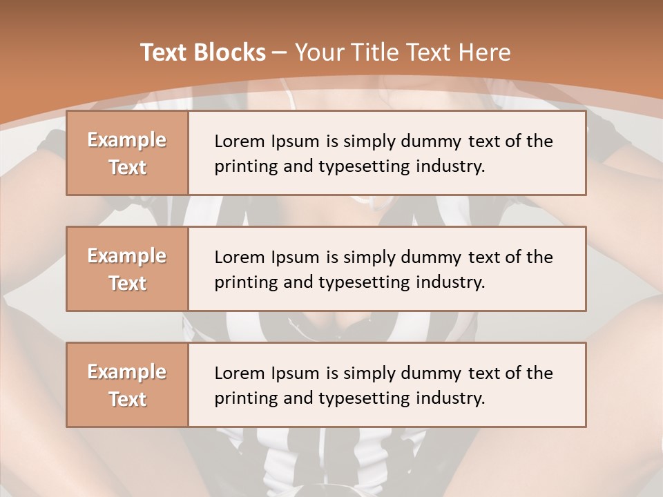 Humorou Li Ten Team PowerPoint Template