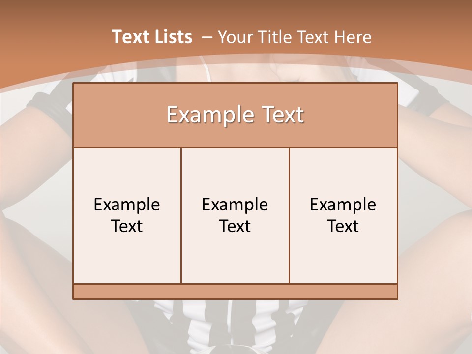Humorou Li Ten Team PowerPoint Template