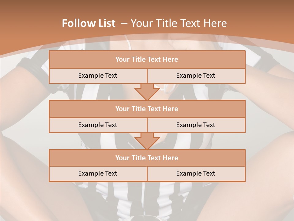 Humorou Li Ten Team PowerPoint Template