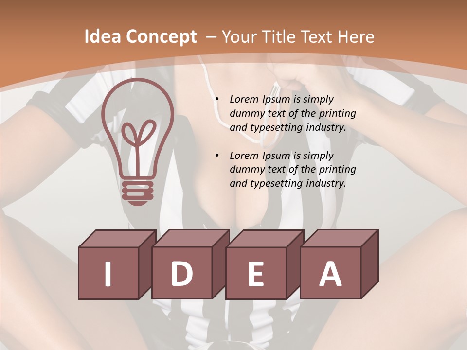 Humorou Li Ten Team PowerPoint Template