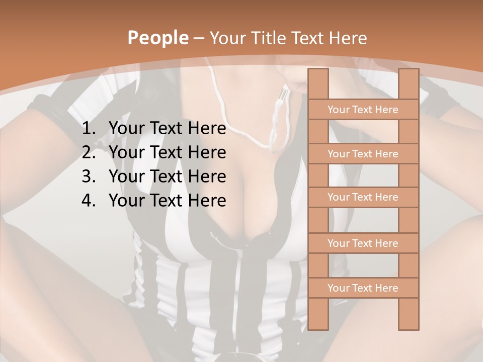 Humorou Li Ten Team PowerPoint Template