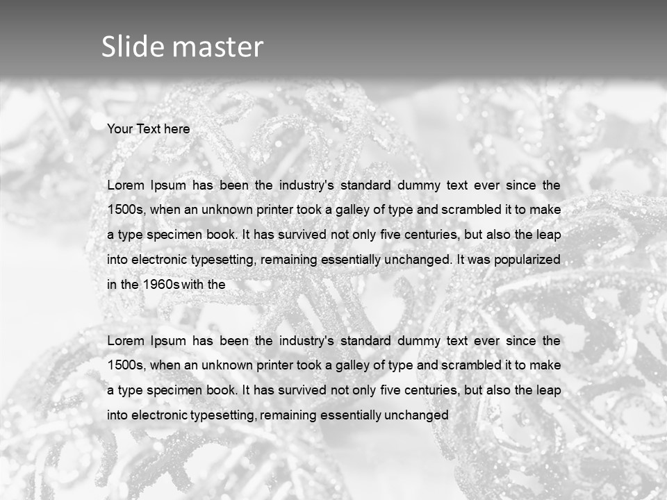 Christmas Spirit Ball PowerPoint Template