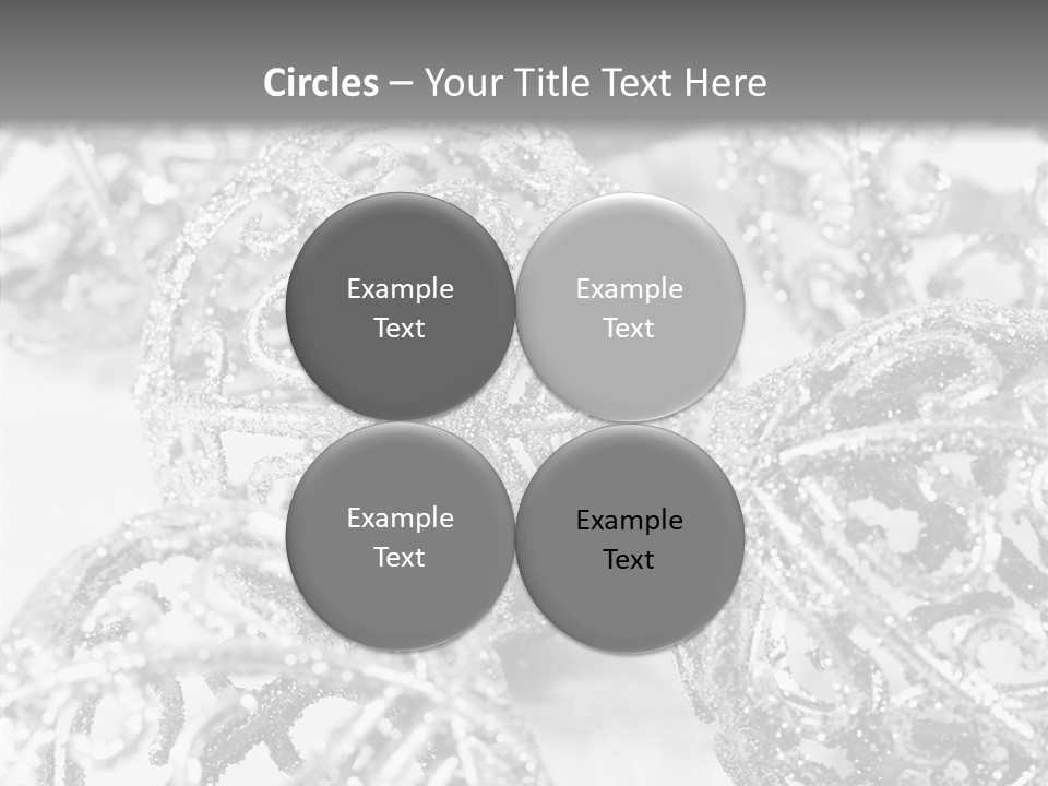 Christmas Spirit Ball PowerPoint Template