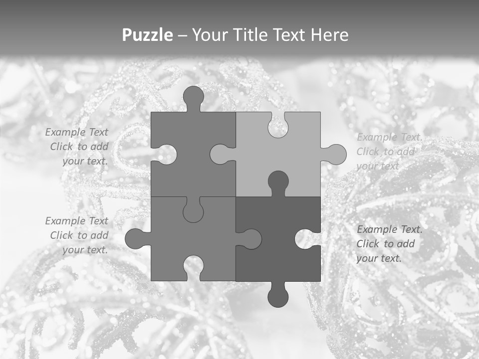 Christmas Spirit Ball PowerPoint Template