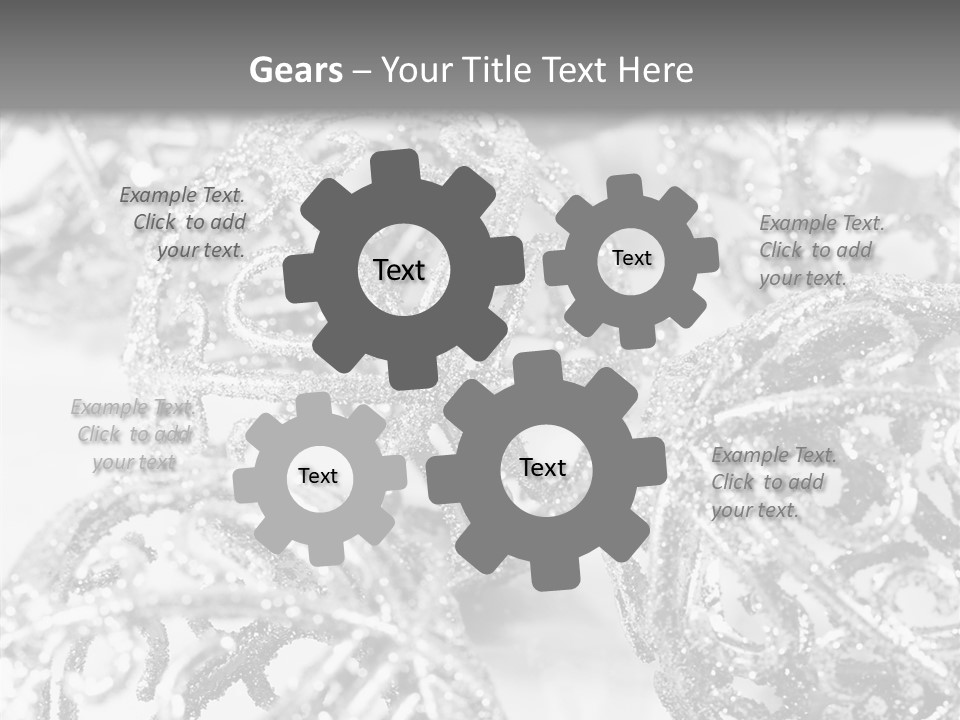 Christmas Spirit Ball PowerPoint Template