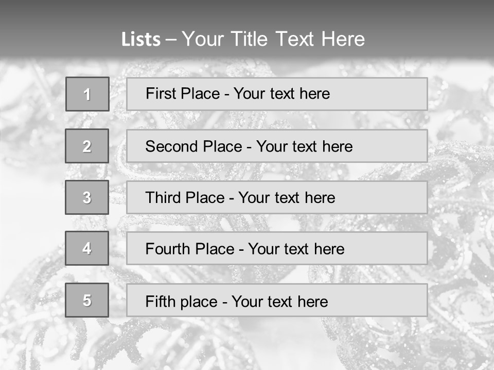 Christmas Spirit Ball PowerPoint Template