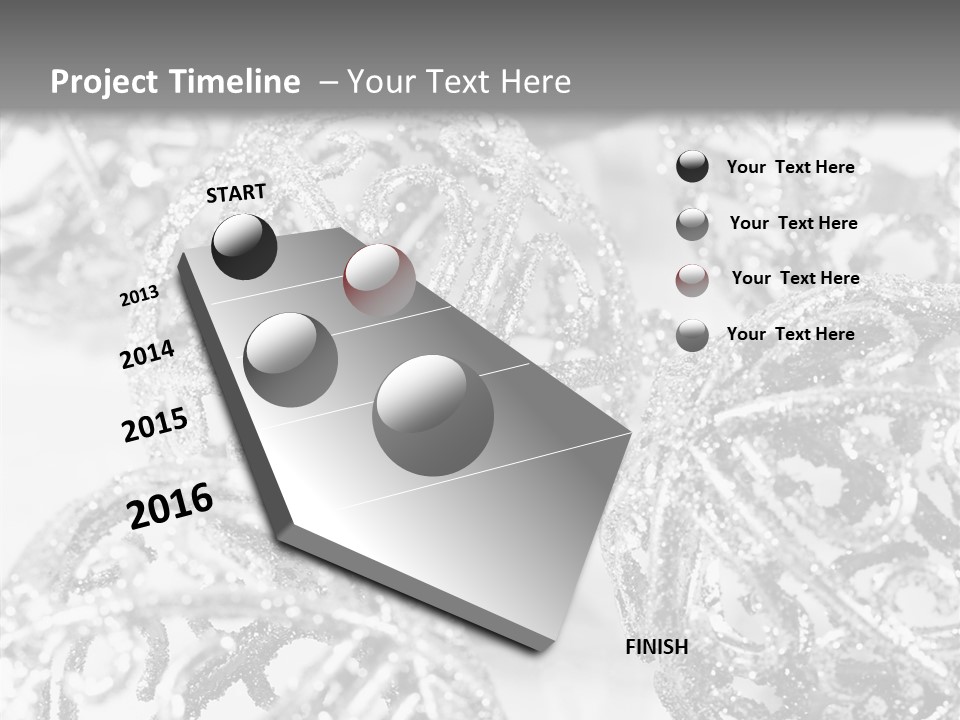 Christmas Spirit Ball PowerPoint Template