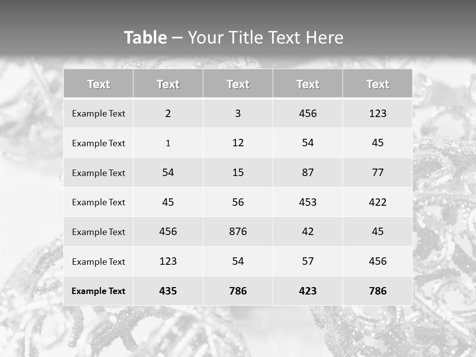 Christmas Spirit Ball PowerPoint Template