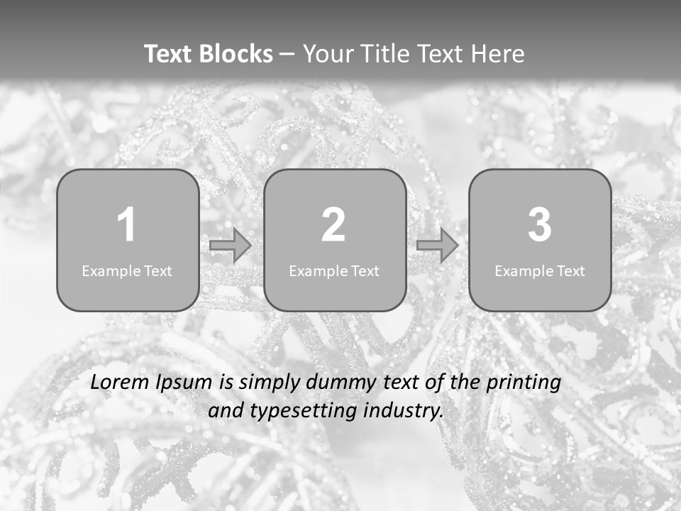 Christmas Spirit Ball PowerPoint Template