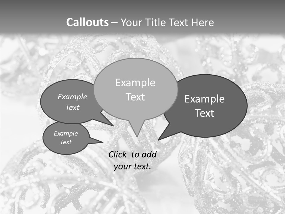 Christmas Spirit Ball PowerPoint Template