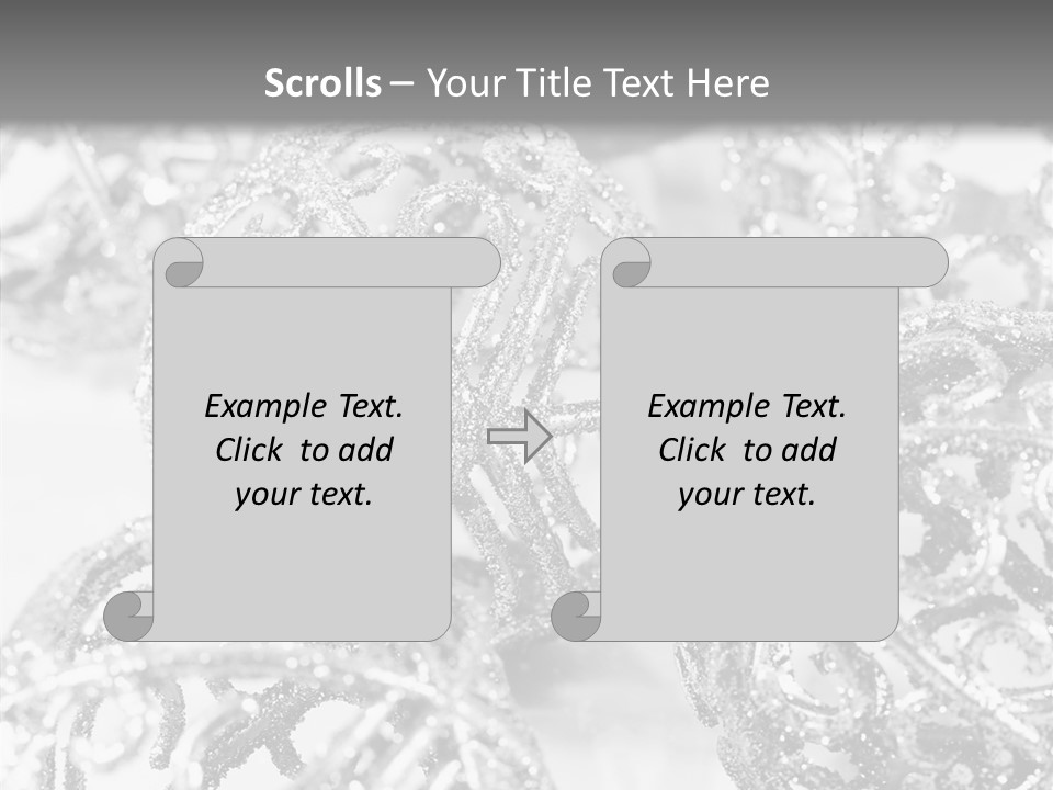 Christmas Spirit Ball PowerPoint Template