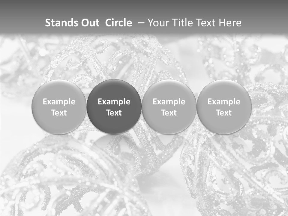 Christmas Spirit Ball PowerPoint Template