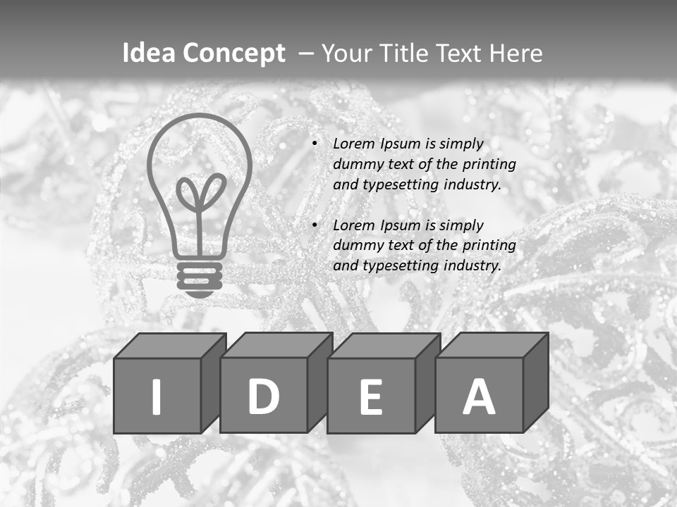 Christmas Spirit Ball PowerPoint Template