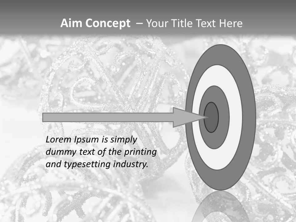 Christmas Spirit Ball PowerPoint Template