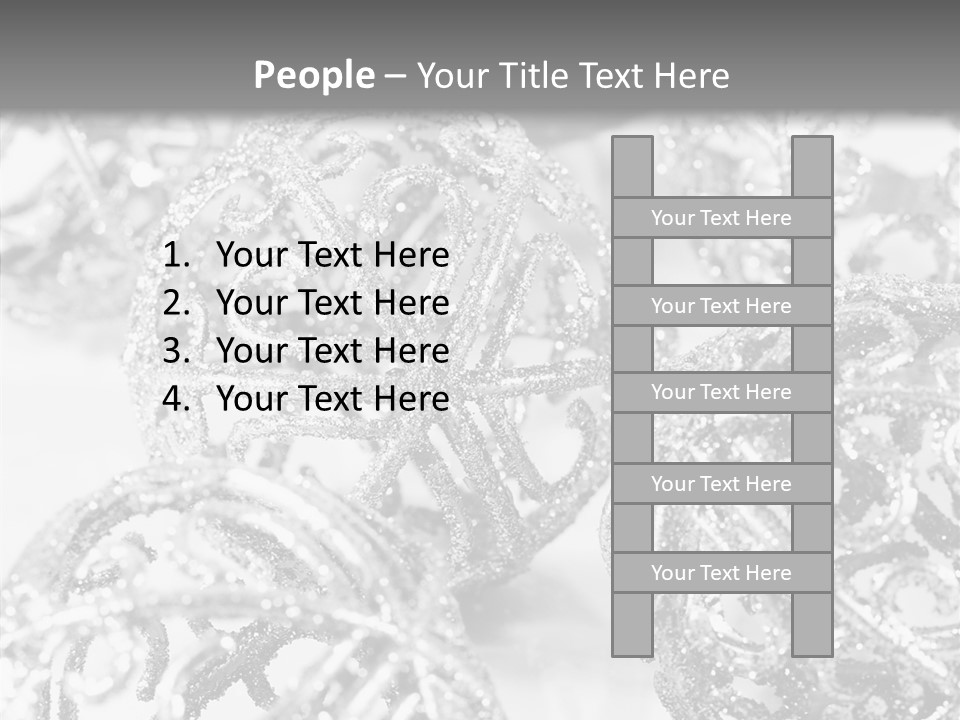 Christmas Spirit Ball PowerPoint Template