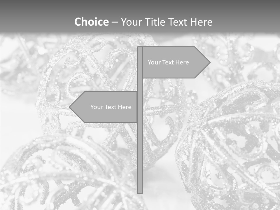 Christmas Spirit Ball PowerPoint Template