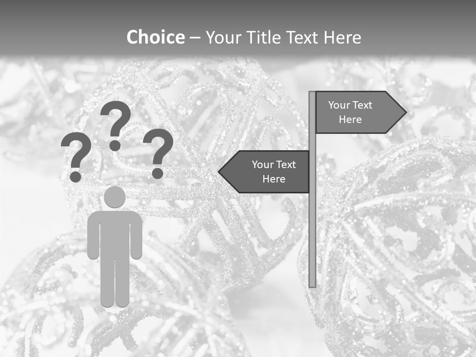 Christmas Spirit Ball PowerPoint Template