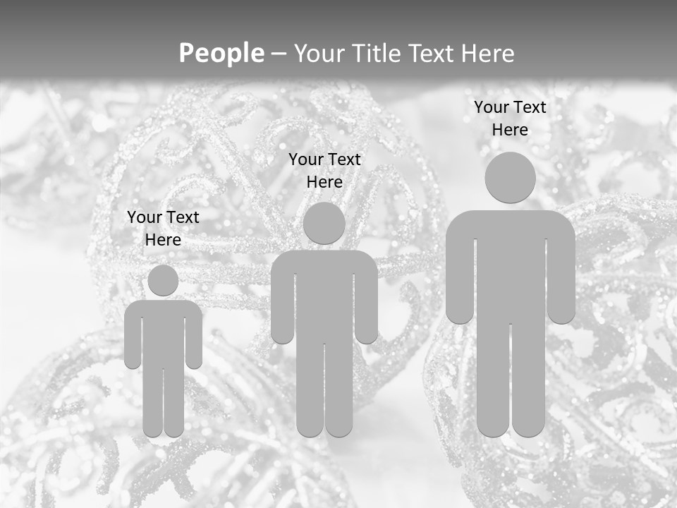 Christmas Spirit Ball PowerPoint Template