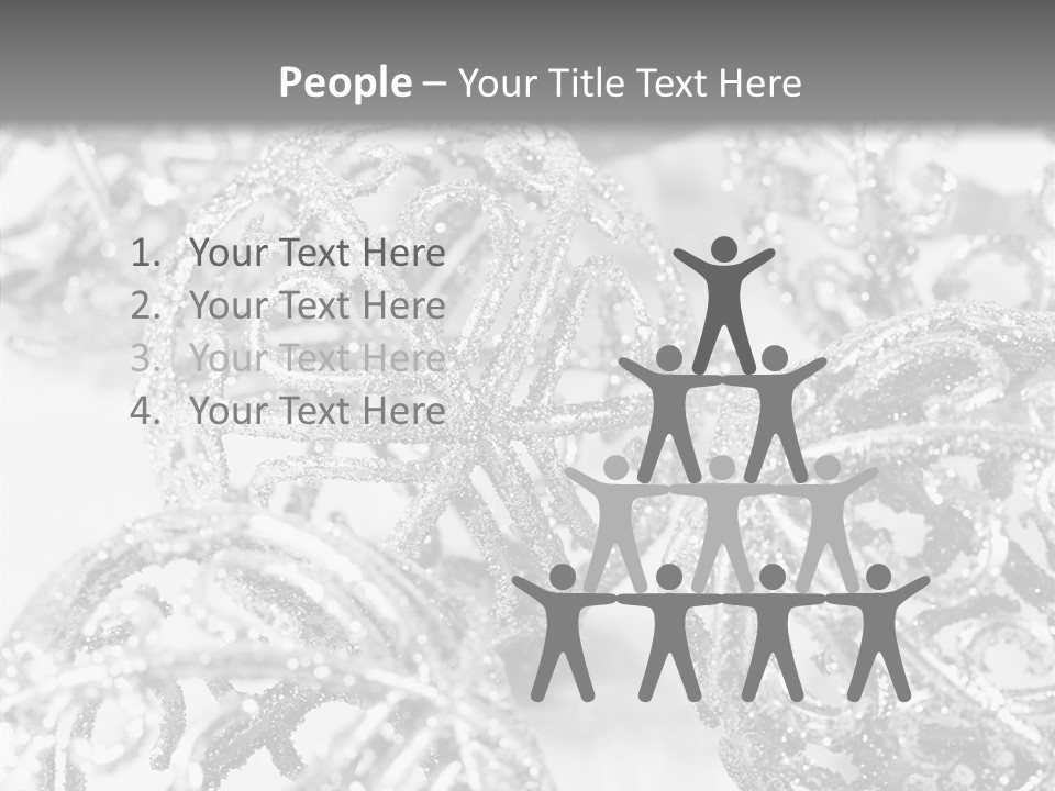 Christmas Spirit Ball PowerPoint Template