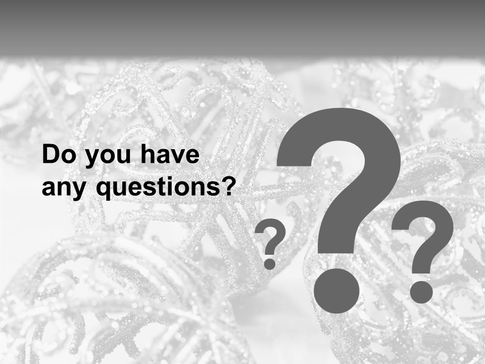 Christmas Spirit Ball PowerPoint Template