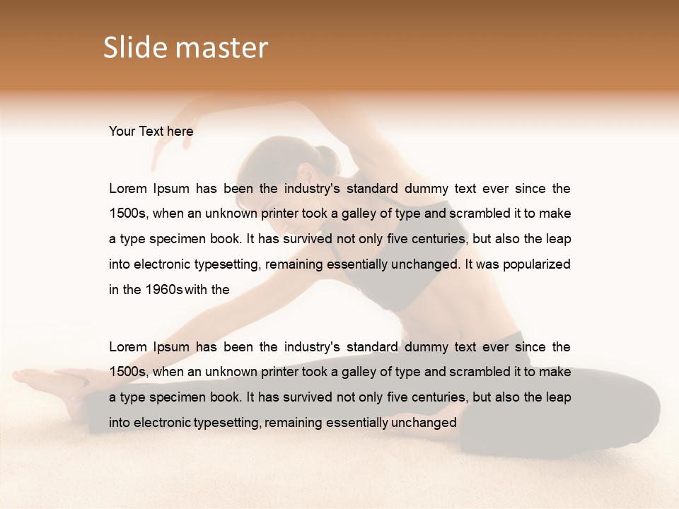 Skin Figure Heavy PowerPoint Template