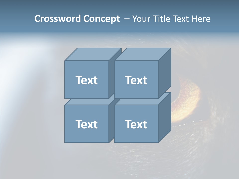 Peek Face Wildlife PowerPoint Template