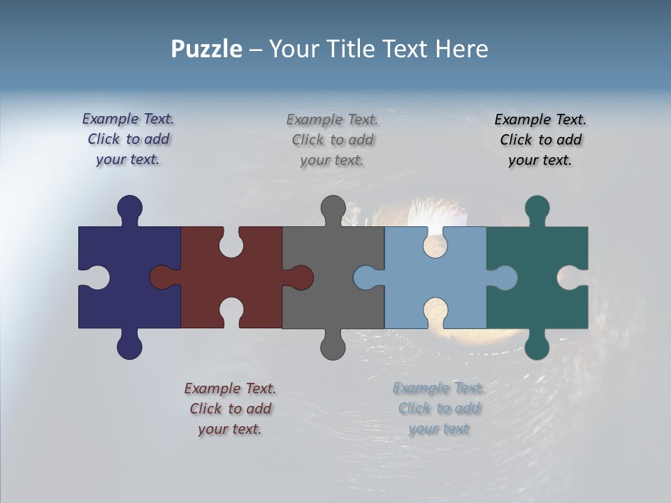 Peek Face Wildlife PowerPoint Template