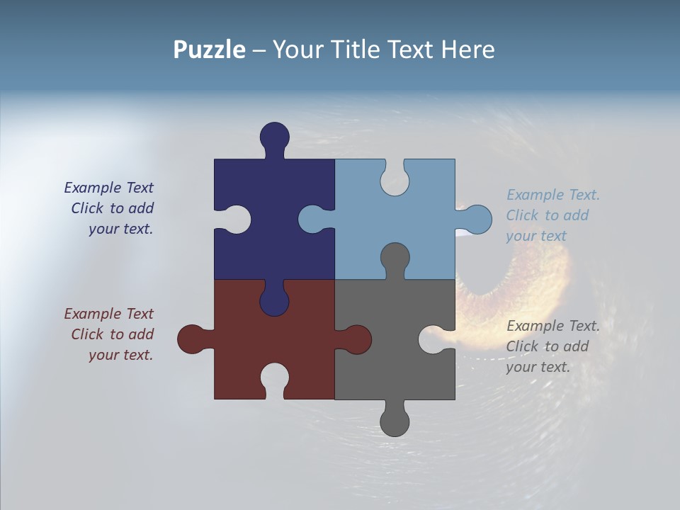 Peek Face Wildlife PowerPoint Template