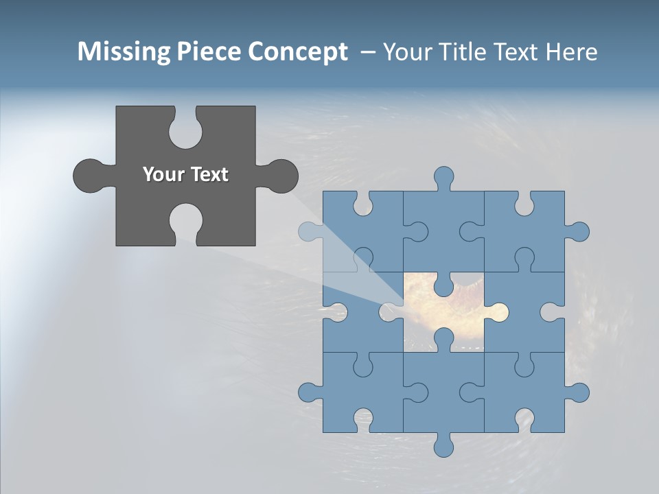 Peek Face Wildlife PowerPoint Template