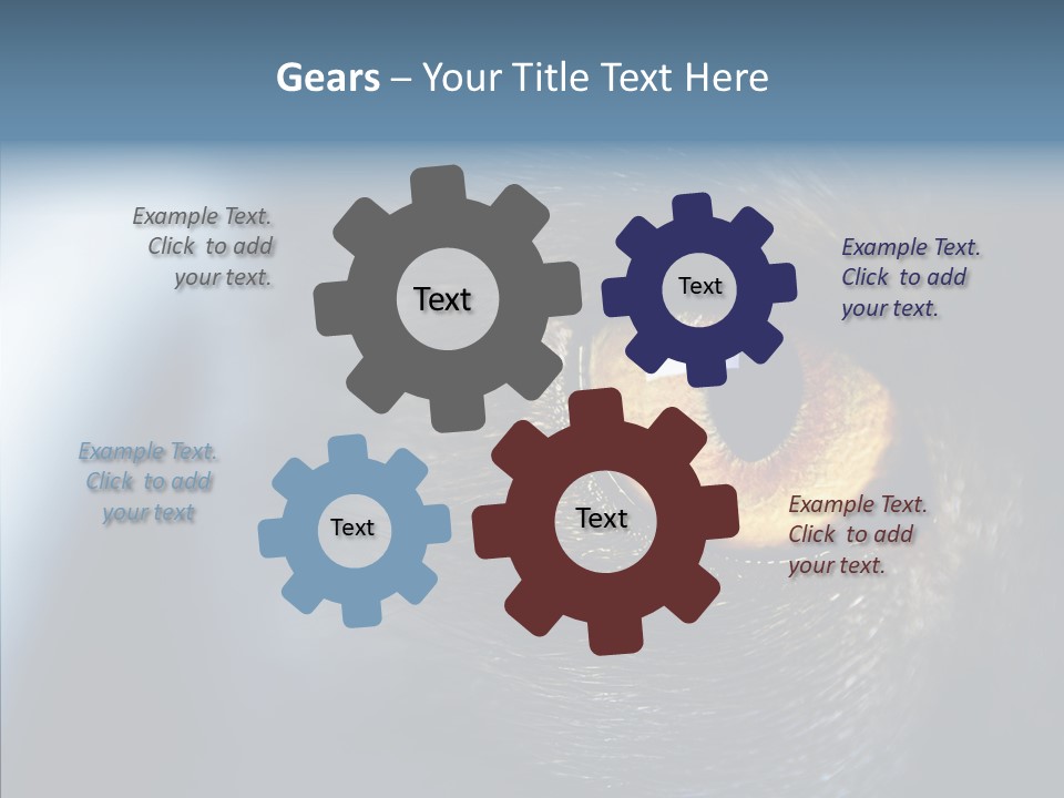 Peek Face Wildlife PowerPoint Template