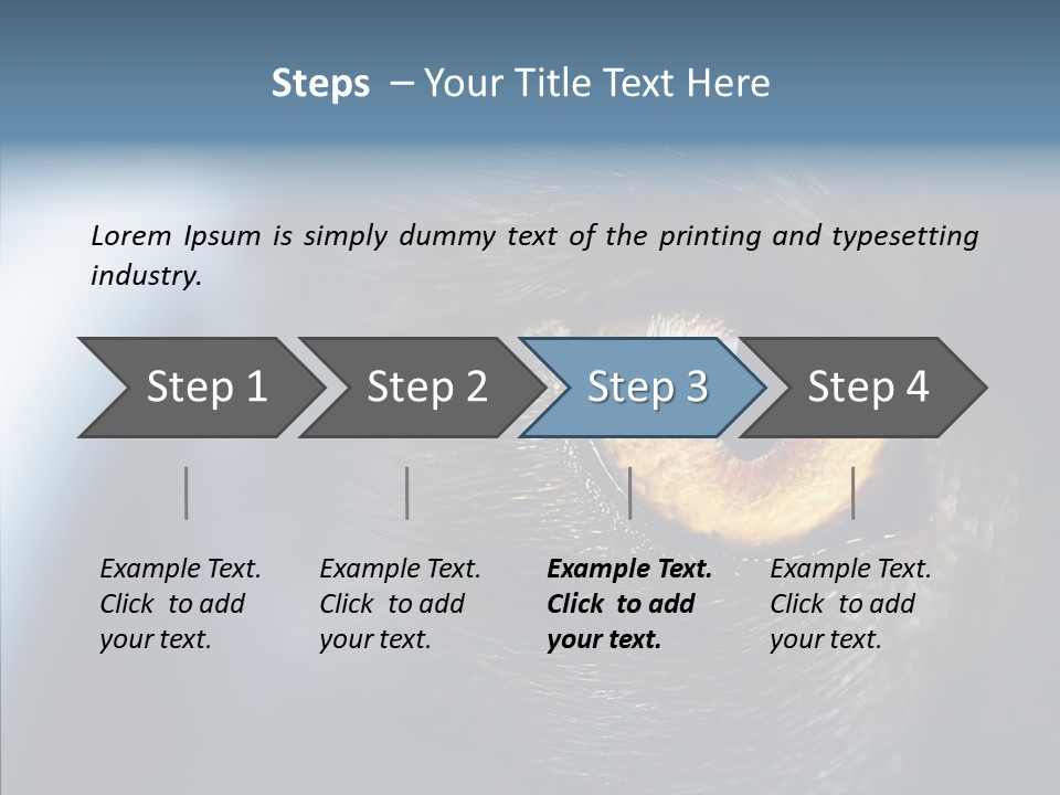 Peek Face Wildlife PowerPoint Template