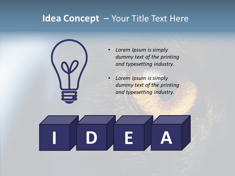 Peek Face Wildlife PowerPoint Template