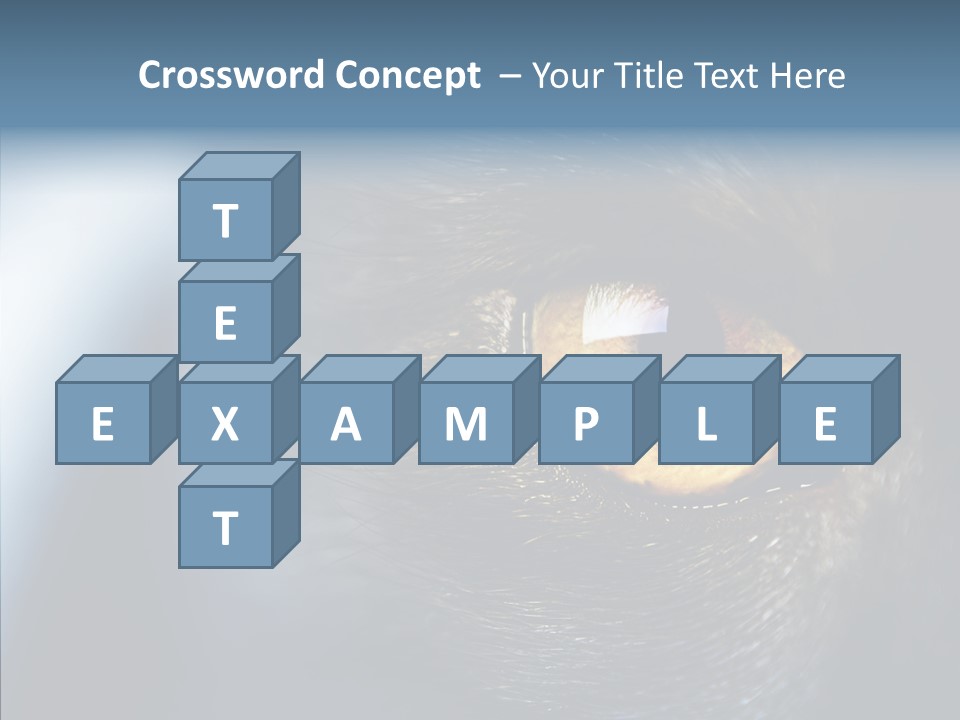 Peek Face Wildlife PowerPoint Template
