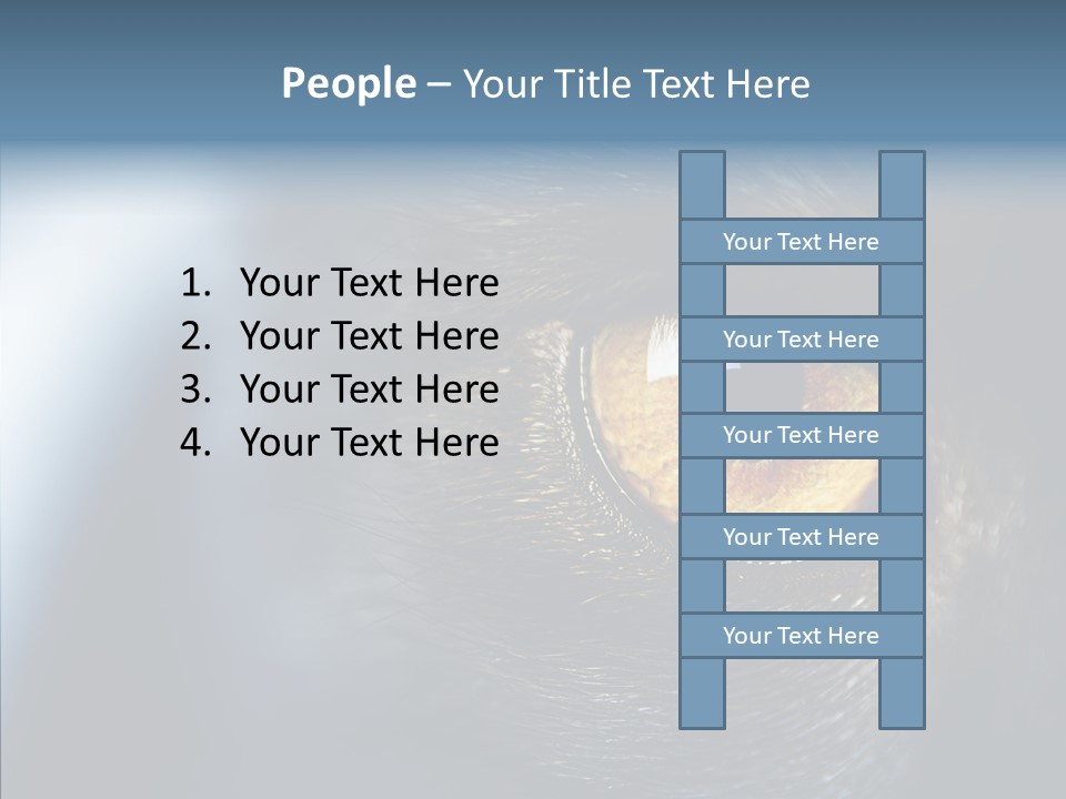 Peek Face Wildlife PowerPoint Template