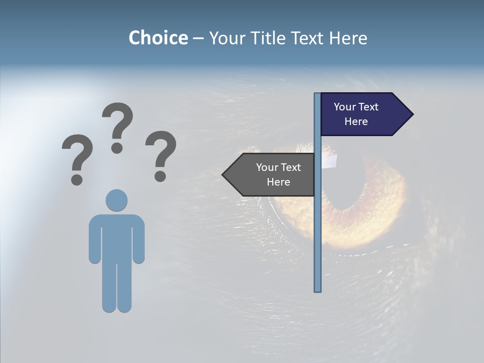 Peek Face Wildlife PowerPoint Template