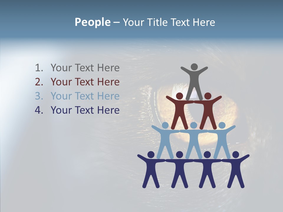 Peek Face Wildlife PowerPoint Template